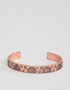 Classics 77 Burnished Copper Cuff With Paisley Print - Gold