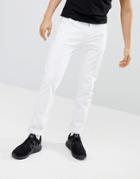 Emporio Armani J06 Slim Fit White Jeans - White