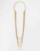 Aldo Mcglinchey Choker Chain Necklace-gold