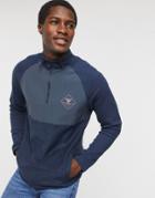 Barbour Beacon Tarn Half Zip Sweat In Navy