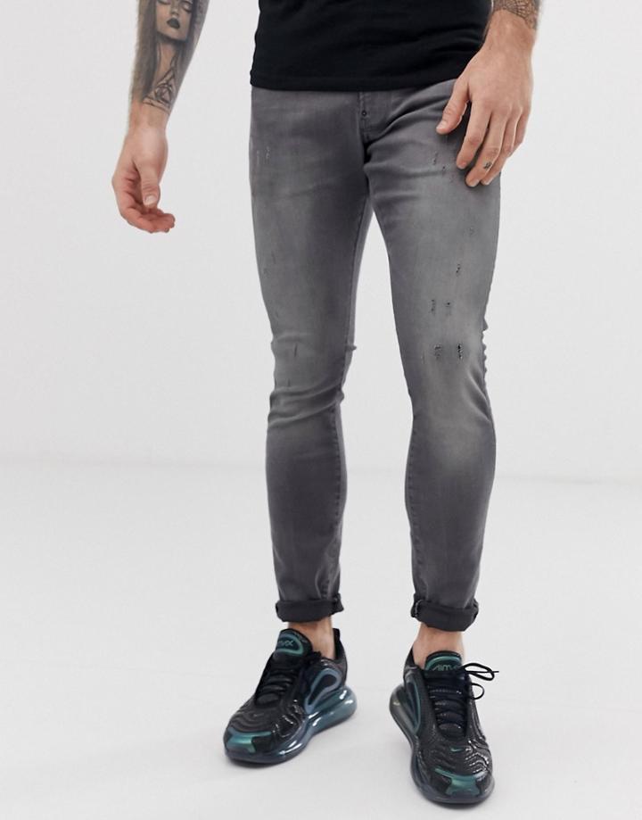 G-star Skinny Fit Jeans In Gray