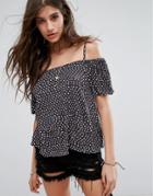 Billabong Spot Cold Shoulder Beach Top - Multi