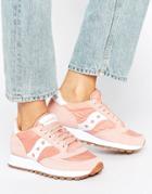 Saucony Exclusive Jazz Original Sneakers In Pink & White - Pink