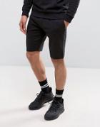 New Look Jersey Shorts In Black - Black