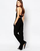 Vero Moda Flared D Ring Jumpsuit - Black