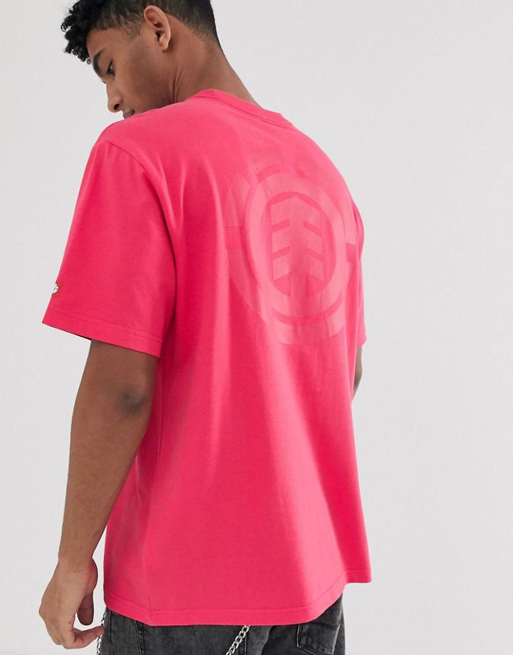 Element Primo Icon T-shirt In Pink