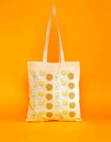 Blank Canvas Fruit Medley Tote Bag - Multi