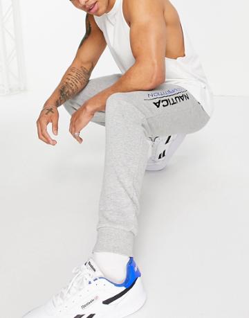 Nautica Competition Fin Sweatpants In Gray-grey