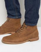 Call It Spring Croiwet Laceup Boots - Tan