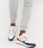 Pull & Bear Chunky Sneakers With Color Block In White - White
