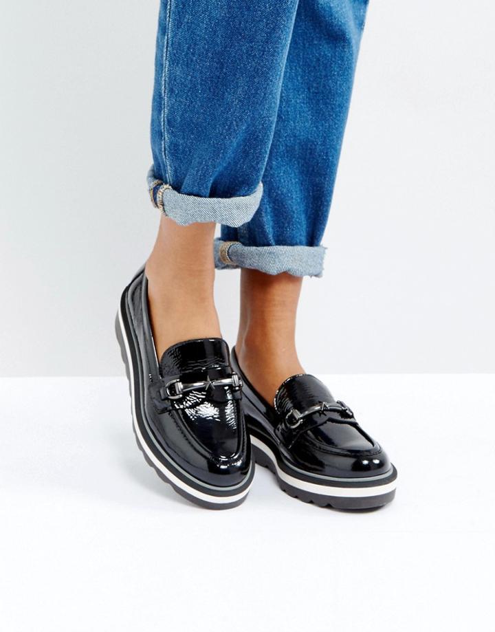 Tommy Hilfiger Patent Loafer - Black