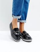 Tommy Hilfiger Patent Loafer - Black