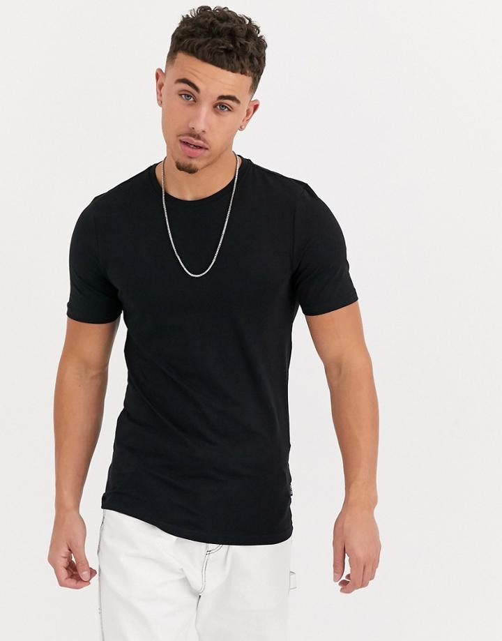 Only & Sons Muscle Fit T-shirt In Black