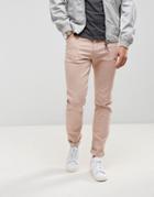 Ldn Dnm Dusty Pink Skinny Jeans - Pink