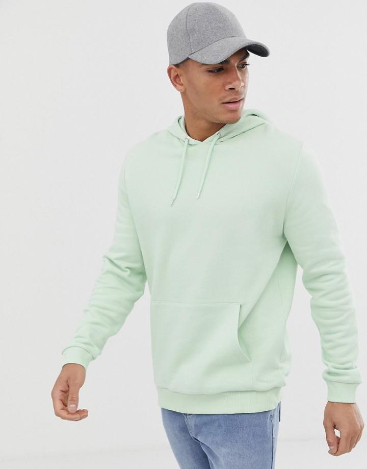 Asos Design Hoodie In Green