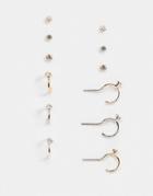 Aldo Sevoressi Pack Of 6 Hoops And Studs Multipack