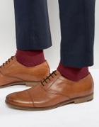 Vagabond Linhope Oxford Toe Cap Shoes - Tan
