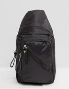 Systvm Petrol Cross Body Bag - Black