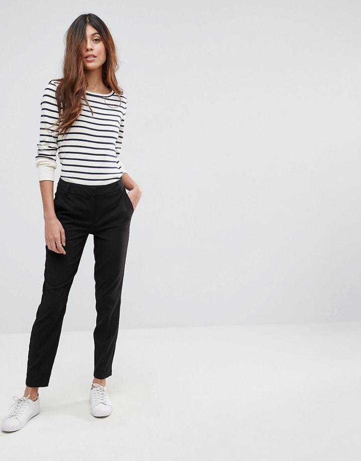Vero Moda Slim Leg Pants - Black