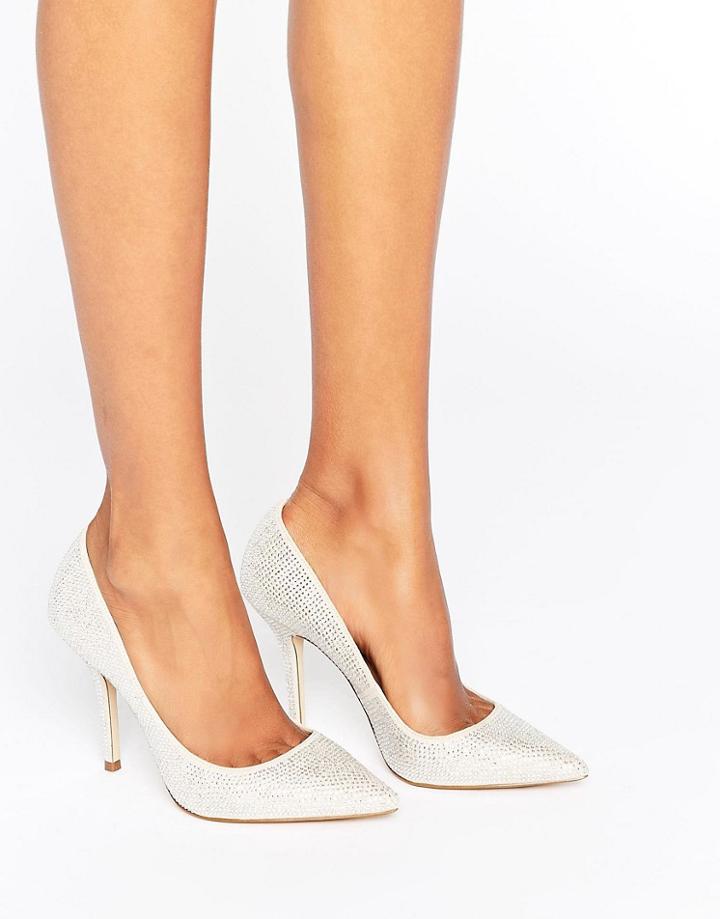 Aldo Haollan Crystal Pumps - Beige