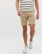 Jack & Jones 5 Pocket Shorts In Beige - Beige