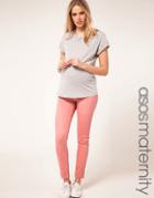 Asos Maternity Skinny Jean In Washed Rose #4 - Pink