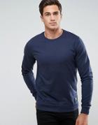 Solid Sweatshirt - Navy