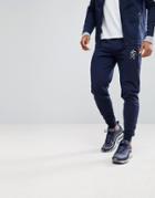Gym King Skinny Track Joggers In Navy - Navy