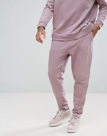 Midnight Surf Skinny Fit Joggers - Pink