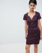 French Connection Rosaline Printed Pencil Dress