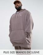 Puma Plus Distressed Oversized Hoodie In Brown Exclusive To Asos 57530602 - Brown