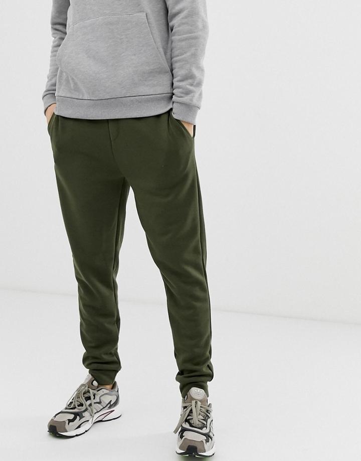 River Island Sweatpants In Khaki