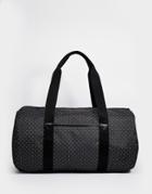 Fred Perry Carryall In Polka Dot Canvas - Black