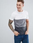 Jack & Jones Core Block Stripe T-shirt - White