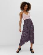 Only Floral Ditsy Pleated Midaxi Skirt - Multi