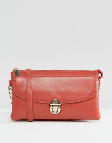 Ri2k Leather Cross Body Bag - Red