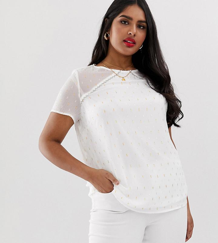 Koko Metallic Detail Top