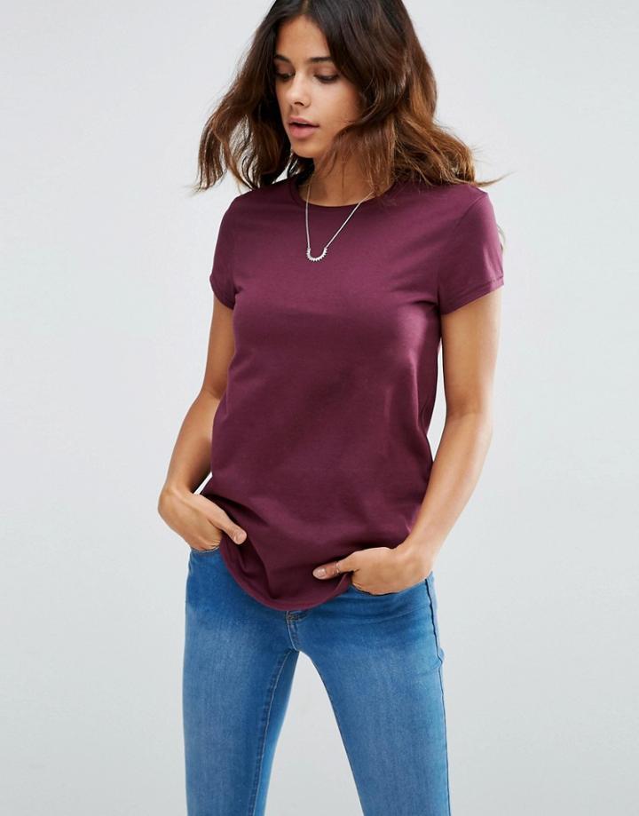 Asos The Ultimate Crew Neck T-shirt - Purple