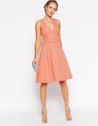 Asos Premium Mesh Folded Plunge Neck Debutante Dress - Mint $48.00