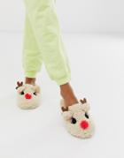 Truffle Collection Christmas Reindeer Slippers