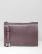 Matt & Nat 3 Compartment Cross Body Bag - Grape
