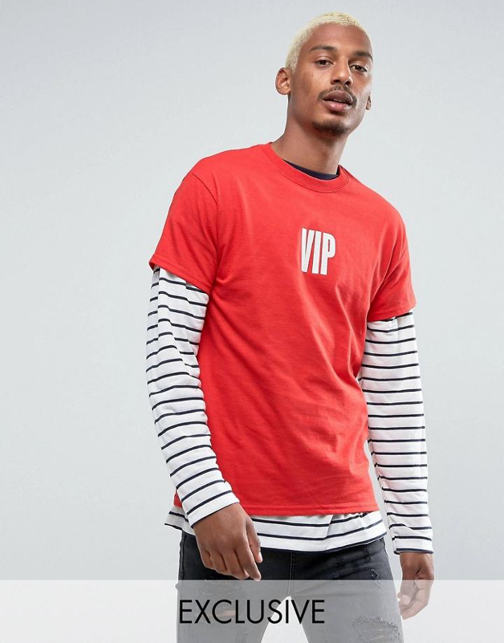 Justin Bieber Purpose Tour Vip T-shirt - Red