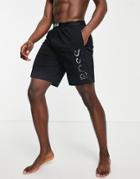 Boss Bodywear Identity Logo Waistband Shorts In Black