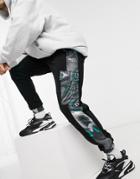 Puma Mercedes Street Cuffed Sweatpants In Black