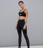 Asos 4505 Tall Legging With Over The Knee Power Mesh - Black