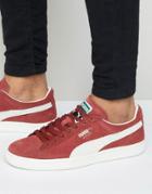 Puma Suede Classic Sneakers In Red