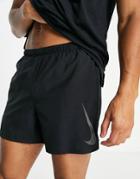 Nike Running Run Division Challenger Shorts In Black