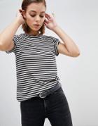 Allsaints Mono Striped T-shirt - Multi