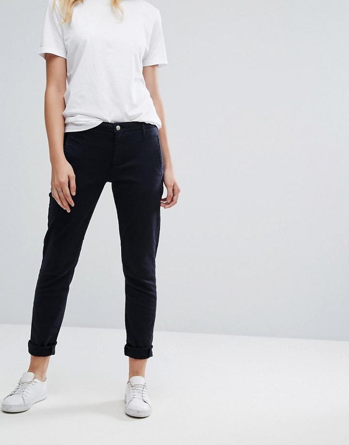 Selected Slim Fit Chinos - Navy
