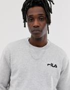 Fila Everyday Sweatshirt With Small Logo In Gray - Gray